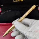 Yellow Gold Cartier Santos Ballpoint Pen Wholesale Cartier Pens